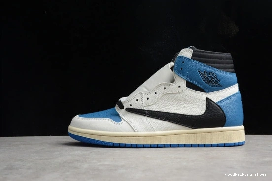 Blue Air DH3227-105 DH3227-105 x Jordan OG High 1 Military x Scott SP Travis Fragment 0428